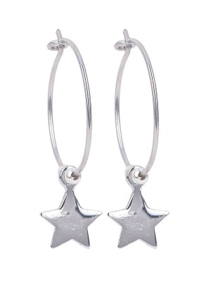 Orecchini in argento con stella