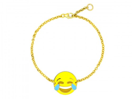 Bracciale Emoticons Social faccina che ride e piange