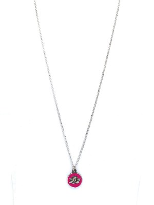 collana in argento con pendente angelo smaltato